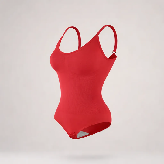 The Grace Grove Cherry Red Shapewear Bodysuit